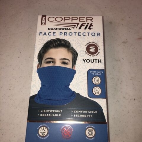 Copper fit face protector (Youth Size) - Picture 2 of 2